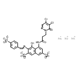 CAS#: 85958-98-1, Trisodium 5-{[3-(4,5-dichloro-6-oxo-1(6H)-pyridazinyl)propanoyl]amino}-4-hydroxy-3-[(4-sulfonatophenyl)diazenyl]-2,7-naphthalenedisulfonate
