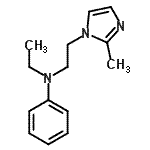 CAS#: 85959-33-7, N-Ethyl-N-[2-(2-methyl-1H-imidazol-1-yl)ethyl]aniline