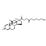 CAS#: 85959-59-7, 17-Hydroxy-3,11,20-trioxopregna-1,4-dien-21-yl heptanoate