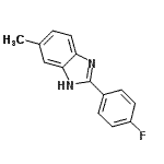 CAS#: 859732-41-5, 2-(4-Fluorophenyl)-5-methyl-1H-benzimidazole