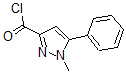 CAS 登录号：859850-98-9， 1-甲基-5-苯基-1H-吡唑-3-甲酰氯
