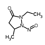 CAS#: 859955-31-0, 2-Ethyl-5-methyl-1-nitroso-3-pyrazolidinone
