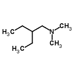 CAS 登录号：85996-37-8， 2-乙基-N,N-二甲基-1-丁胺