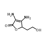 CAS 登录号：859971-20-3， 3,4-二氨基-5-(2-羟基乙基)-2(5H)-呋喃酮