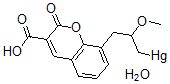 CAS#: 86-36-2, [3-(3-Carboxy-2-oxochromen-8-yl)-2-methoxypropyl]mercury hydrate