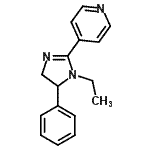 CAS 登录号：86002-64-4， 4-(1-乙基-5-苯基-4,5-二氢-1H-咪唑-2-基)吡啶