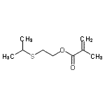 CAS#: 86047-53-2, 2-(Isopropylsulfanyl)ethyl methacrylate