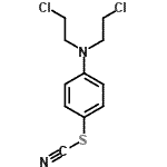 CAS#: 86098-92-2, 4-[Bis(2-chloroethyl)amino]phenyl thiocyanate