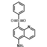 CAS 登录号：861038-22-4， 8-(苯磺酰基)-5-喹啉胺