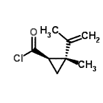 CAS#: 86133-44-0, (1R,2R)-2-Isopropenyl-2-methylcyclopropanecarbonyl chloride