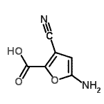 CAS 登录号：861571-05-3， 5-氨基-3-氰基-2-糠酸