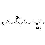 CAS#: 86177-97-1, 2-(Dimethylamino)ethyl 3-methoxy-2-methylpropanoate