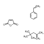 CAS#: 86220-52-2, 2,5-Furandione, Polymer With Ethenylbenzene And 2,4,4-Trimethyl-1-Pentene