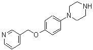 CAS 登录号：862471-97-4， 1-[4-(3-吡啶基甲氧基)苯基]哌嗪