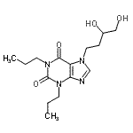 CAS#: 86257-07-0, 7-(3,4-Dihydroxybutyl)-1,3-dipropyl-3,7-dihydro-1H-purine-2,6-dione