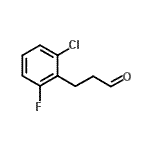 CAS#: 862574-71-8, 3-(2-Chloro-6-fluorophenyl)propanal