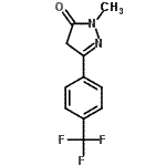 CAS#: 862588-66-7, 2-Methyl-5-[4-(trifluoromethyl)phenyl]-2,4-dihydro-3H-pyrazol-3-one