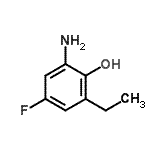 CAS#: 862730-23-2, 2-Amino-6-ethyl-4-fluorophenol