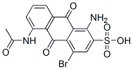 CAS 登录号：86277-89-6， 1-氨基-4-溴-5-乙酰氨基-2-蒽醌磺酸