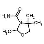 CAS#: 86291-01-2, 2,4,4-Trimethyl-1,3-oxazolidine-3-carboxamide