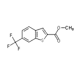 CAS#: 863118-41-6, Methyl 6-(trifluoromethyl)-1-benzothiophene-2-carboxylate