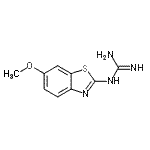 CAS#: 86328-45-2, 1-(6-Methoxy-1,3-benzothiazol-2-yl)guanidine