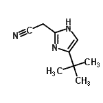 CAS#: 863399-52-4, [4-(2-Methyl-2-propanyl)-1H-imidazol-2-yl]acetonitrile