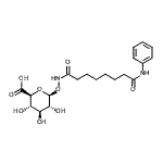 CAS#: 863456-50-2, 1-O-[(8-Anilino-8-oxooctanoyl)amino]-beta-D-glucopyranuronic acid