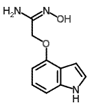 CAS#: 86346-64-7, (1E)-N'-Hydroxy-2-(1H-indol-4-yloxy)ethanimidamide