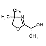 CAS#: 86354-10-1, 1-(4,4-Dimethyl-4,5-dihydro-1,3-oxazol-2-yl)ethanol