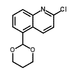CAS#: 863549-10-4, 2-Chloro-5-(1,3-dioxan-2-yl)quinoline