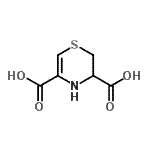 CAS#: 86360-62-5, 3,4-Dihydro-2H-1,4-thiazine-3,5-dicarboxylic acid