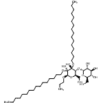 CAS#: 86363-41-9, (2R,3R,4S,5S,6R)-2-{[(2R,3R,4R,5R,6R)-4,5-Bis(hexadecyloxy)-4,5-dihydroxy-2-(hydroxymethyl)-6-propoxytetrahydro-2H-pyran-3-yl]oxy}-6-(hydroxymethyl)tetrahydro-2H-pyran-3,4,5-triol