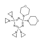 CAS#: 86384-14-7, 2,2,4,4-Tetrakis(1-aziridinyl)-6,6-di(4-morpholinyl)-1,3,5,2lambda<sup>5</sup>,4lambda<sup>5</sup>,6lambda<sup>5</sup>-triazatriphosphinine