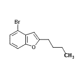 CAS 登录号：863870-93-3， 4-溴-2-丁基-1-苯并呋喃