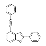 CAS 登录号：863870-94-4， 2-苯基-4-(苯基乙炔基)-1-苯并呋喃