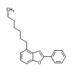 CAS 登录号：863870-95-5， 4-庚基-2-苯基-1-苯并呋喃