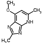 CAS 登录号：863877-93-4， 7-甲氧基-2,5-二甲基-1H-咪唑并[4,5-b]吡啶