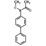 CAS 登录号：86412-52-4， N-(4-联苯基)-N-甲氧基乙酰胺