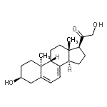 CAS#: 86416-32-2, (3beta,9beta,10alpha)-3,21-Dihydroxypregna-5,7-dien-20-one