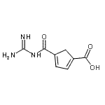 CAS#: 864237-62-7, 4-(Carbamimidoylcarbamoyl)-1,3-cyclopentadiene-1-carboxylic acid