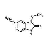 CAS 登录号：86465-37-4， 3-甲氧基-2-氧代-2,3-二氢-1H-苯并咪唑-5-甲腈