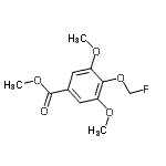 CAS 登录号：864684-83-3， 甲基4-(氟甲氧基)-3,5-二甲氧基苯甲酸酯