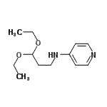 CAS 登录号：864684-92-4， N-(3,3-二乙氧基丙基)-4-吡啶胺