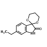 CAS#: 864685-12-1, 6'-Ethylspiro[1,3-dioxane-2,3'-indol]-2'(1'H)-one