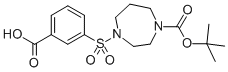 CAS 登录号：864685-22-3， 4-(3-羧基-苯磺酰基)-[1,4]二氮杂环庚-1-羧酸叔丁酯