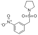 CAS 登录号：864685-23-4， 1-(3-硝基-苯基甲烷磺酰基)-吡咯烷