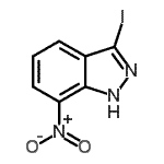 CAS#: 864724-64-1, 3-Iodo-7-nitro-1H-indazole