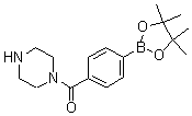 CAS 登录号：864754-07-4， 4-(哌嗪-1-羰基)苯硼酸频哪醇酯