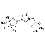 CAS#: 864754-40-5, 1-(2,2-Dimethoxyethyl)-4-(4,4,5,5-tetramethyl-1,3,2-dioxaborolan-2-yl)-1H-pyrazole